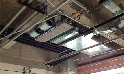 風機盤管安裝現場圖